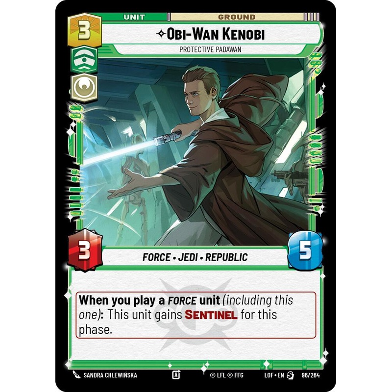 Obi-Wan Kenobi - Protective Padawan (96/264) (96/264) [Legends of the Force]