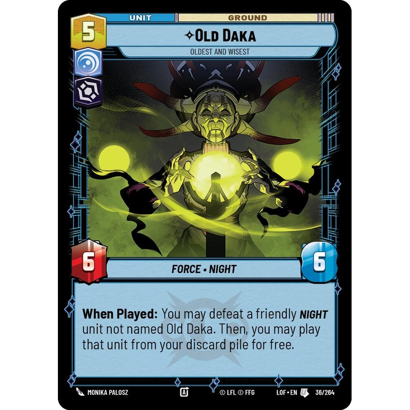 Old Daka - Oldest and Wisest (36/264) (36/264) [Legends of the Force]