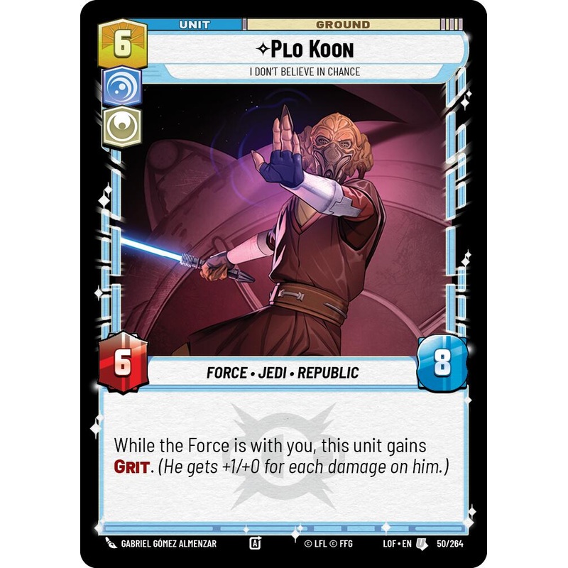 Plo Koon - I Don't Believe in Chance (50/264) (50/264) [Legends of the Force]