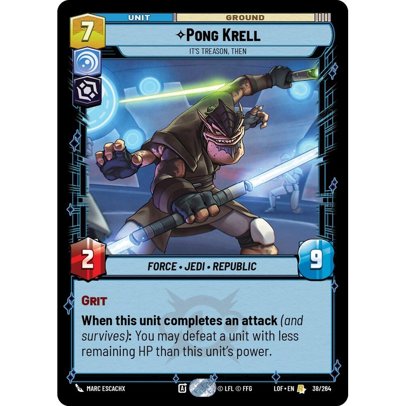 Pong Krell - It's Treason, Then (38/264) (38/264) [Legends of the Force]
