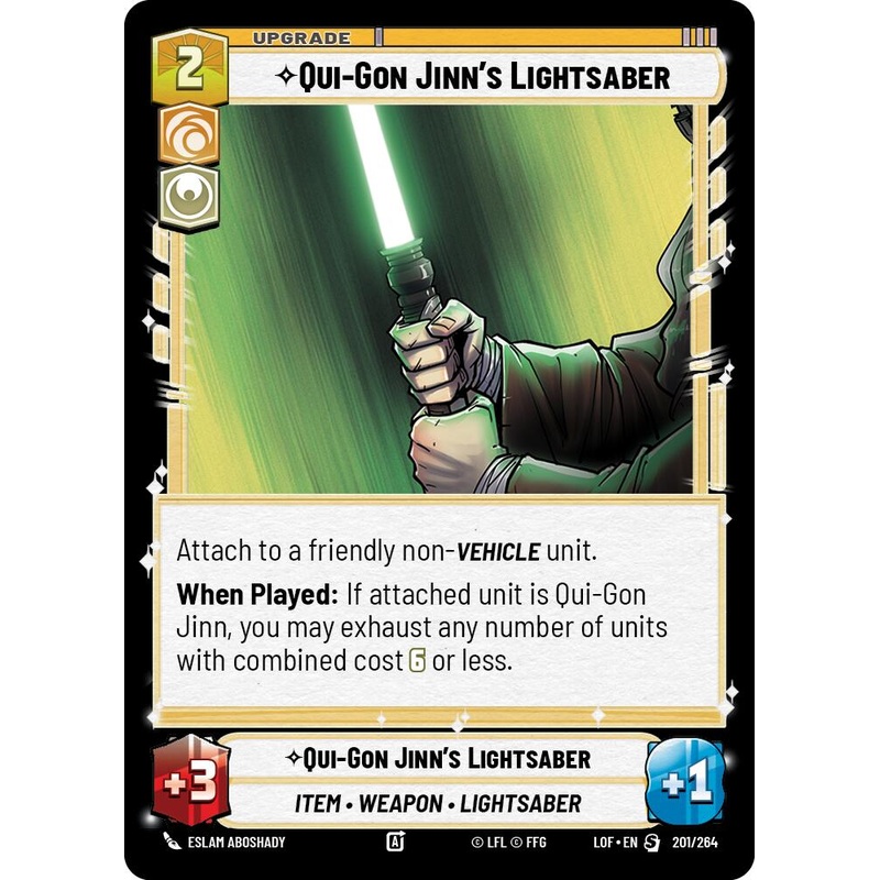 Qui-Gon Jinn's Lightsaber (201/264) (201/264) [Legends of the Force]