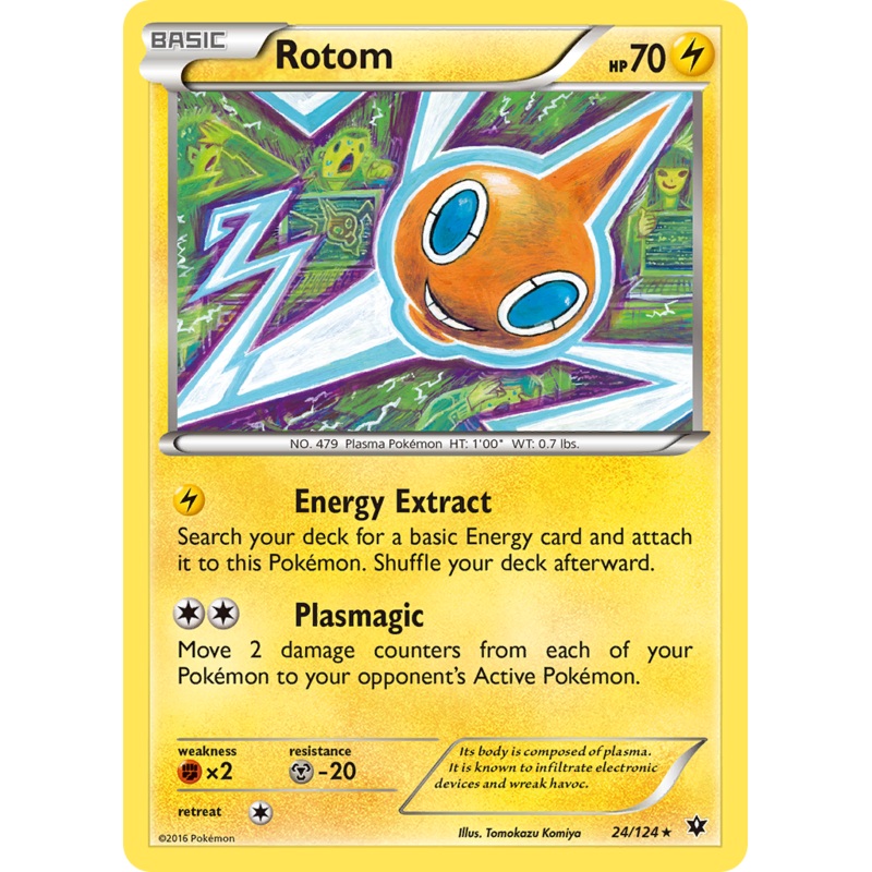 Rotom (24/124) [XY: Fates Collide]
