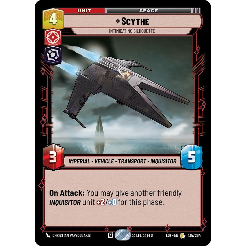 Scythe - Intimidating Silhouette (135/264) (135/264) [Legends of the Force]