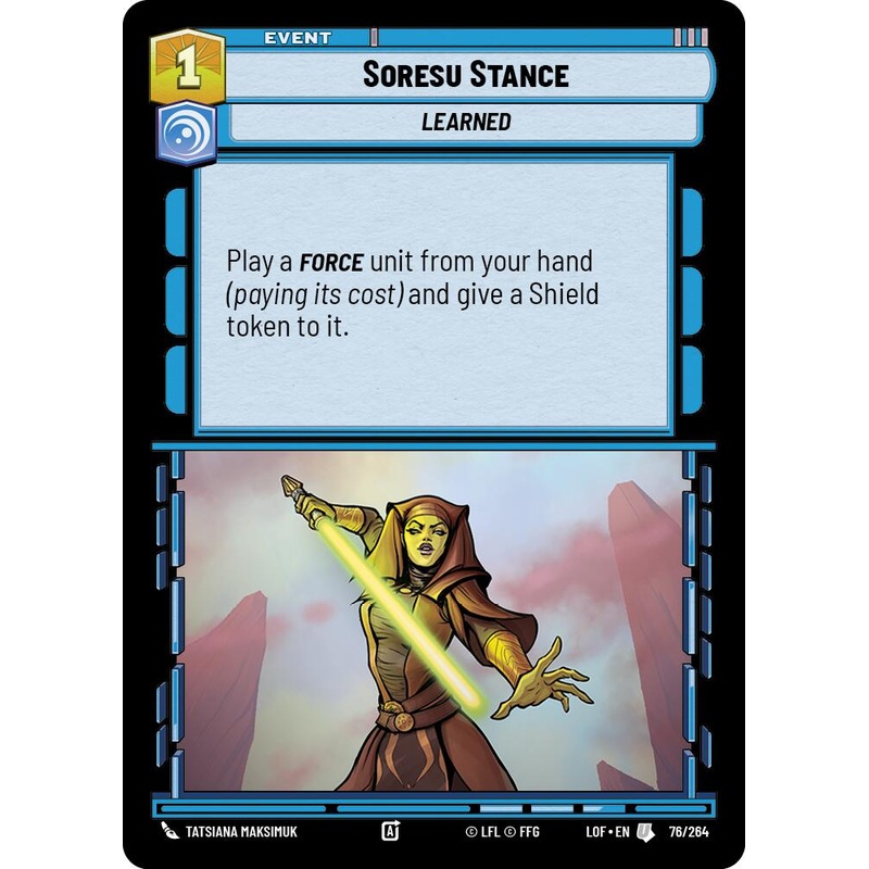 Soresu Stance (76/264) (76/264) [Legends of the Force]