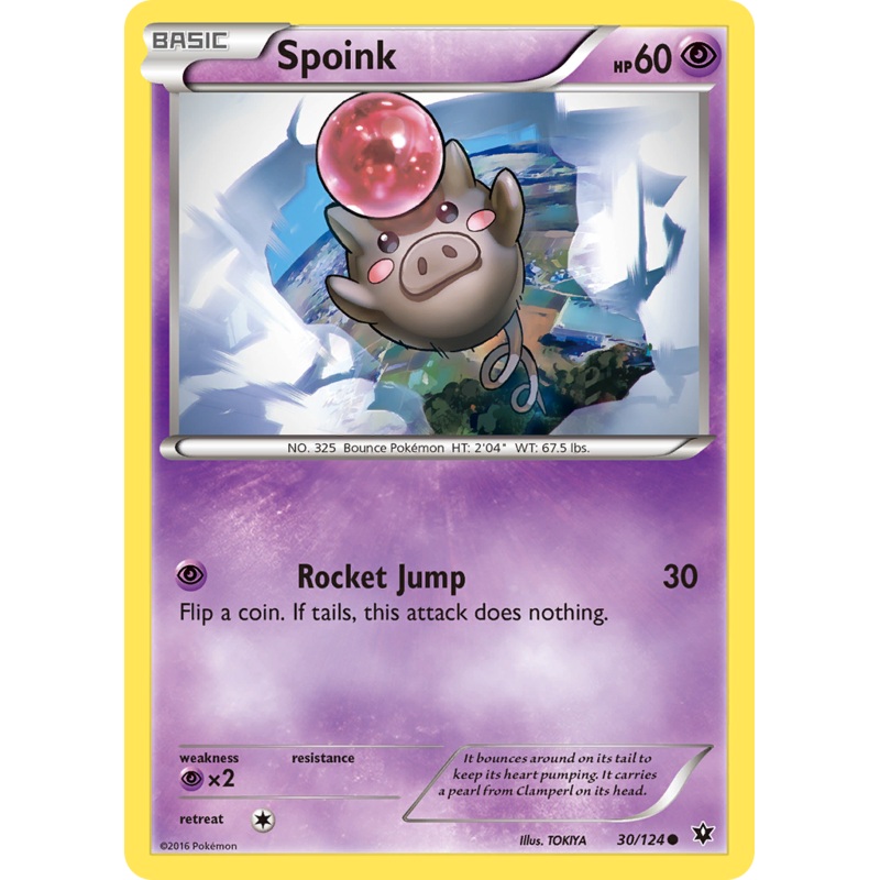 Spoink (30/124) [XY: Fates Collide]