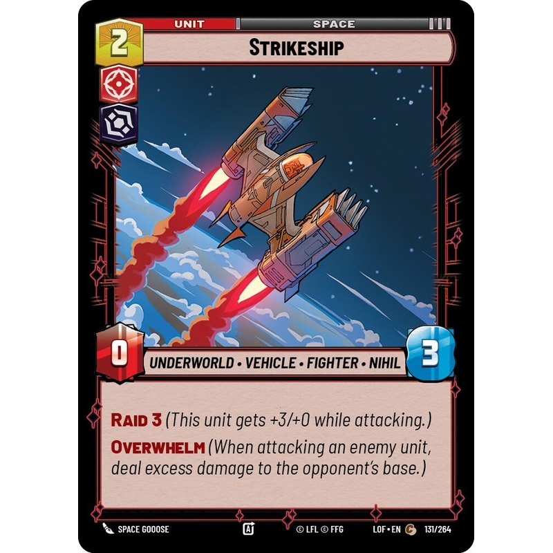 Strikeship (131/264) (131/264) [Legends of the Force]