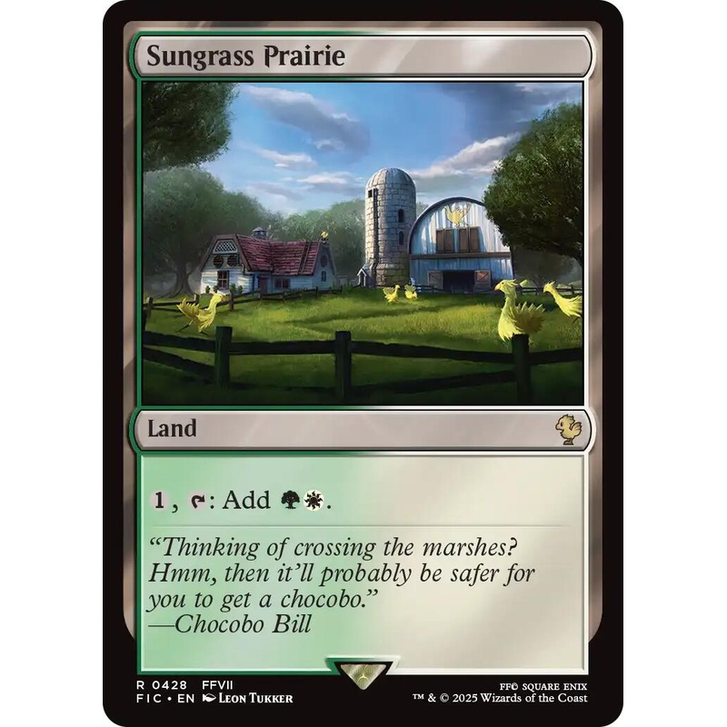 Sungrass Prairie (Surge Foil) [FINAL FANTASY Commander]