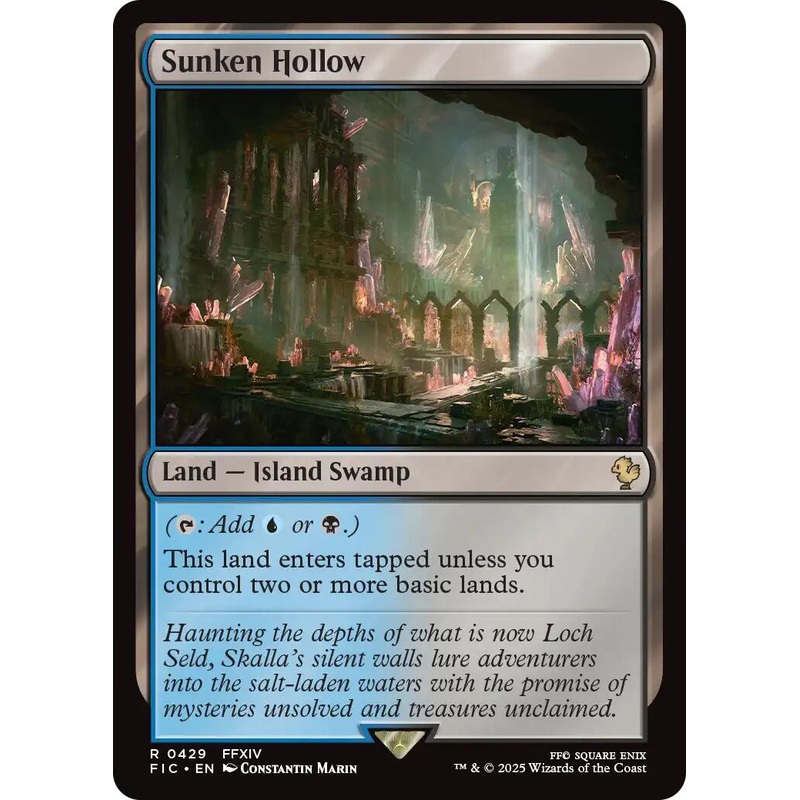 Sunken Hollow (Surge Foil) [FINAL FANTASY Commander]