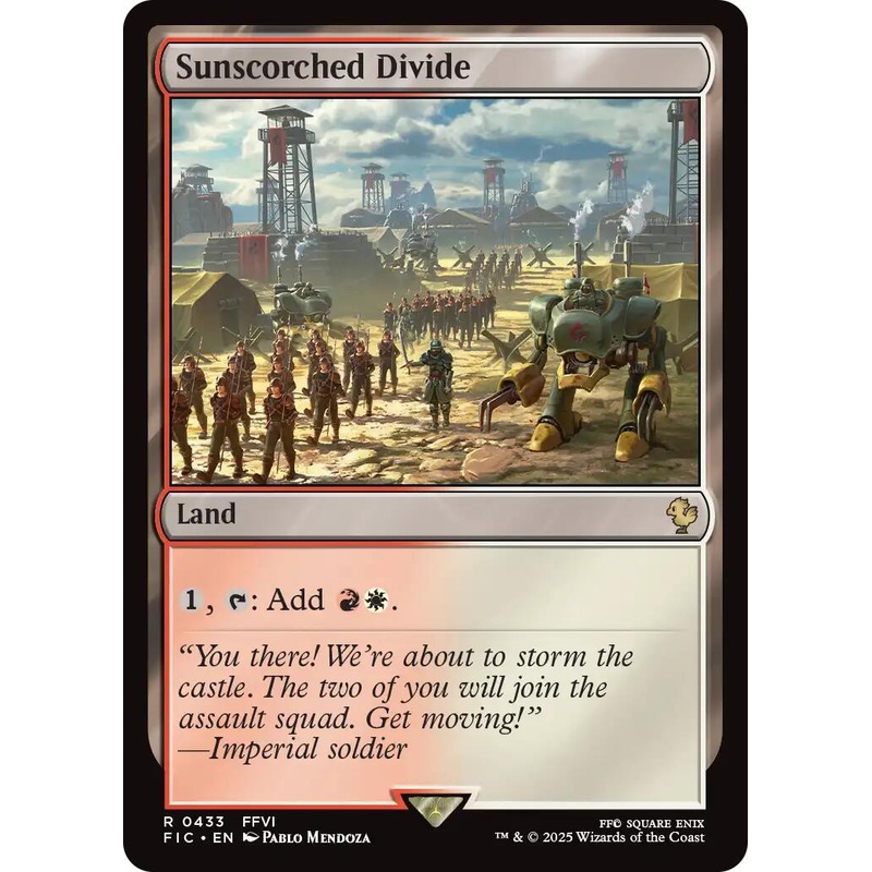 Sunscorched Divide (Surge Foil) [FINAL FANTASY Commander]