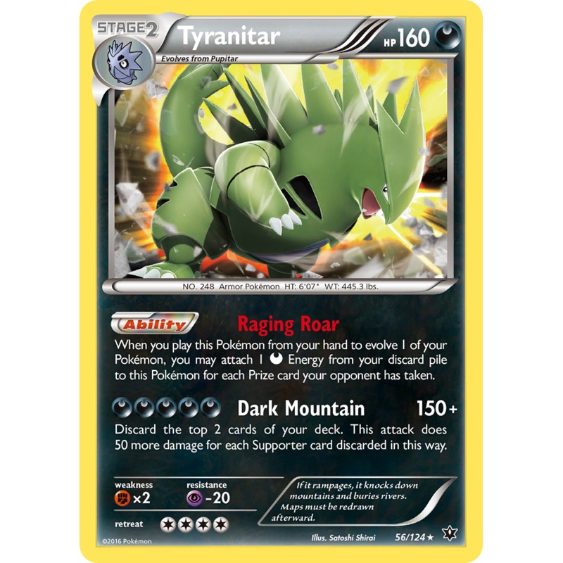 Tyranitar (56/124) [XY: Fates Collide]