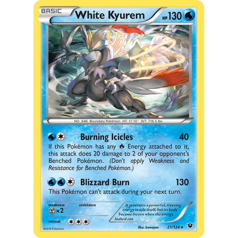 White Kyurem (21/124) [XY: Fates Collide]