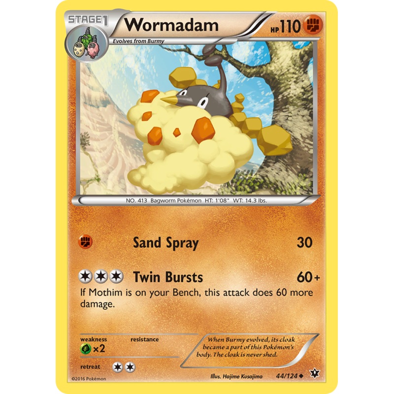 Wormadam (44/124) [XY: Fates Collide]