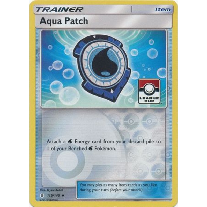 Aqua Patch (119/145) (League Promo) [Sun & Moon: Guardians Rising]