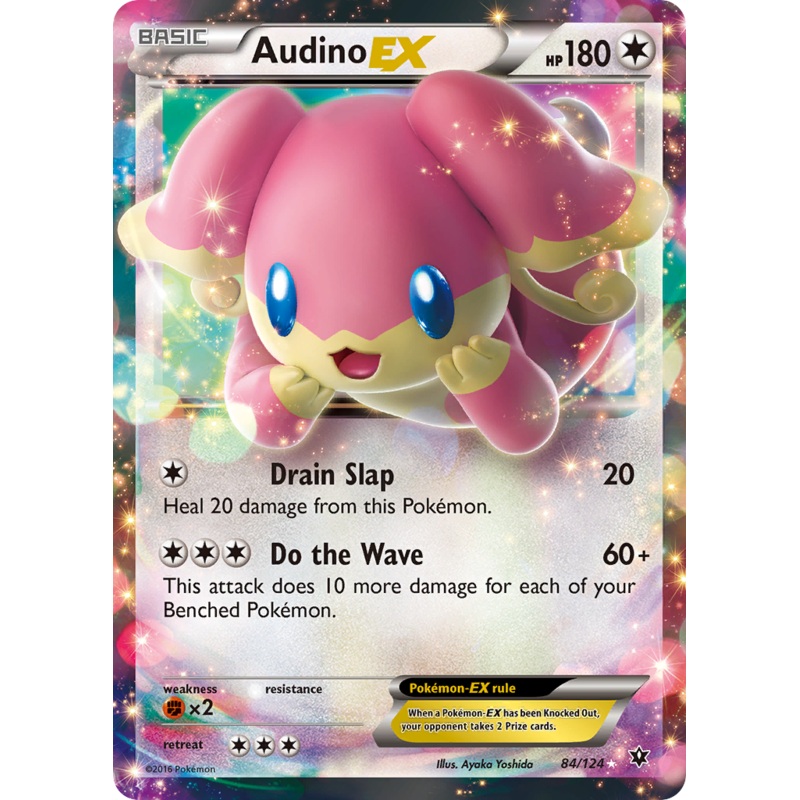 Audino EX (84/124) [XY: Fates Collide]