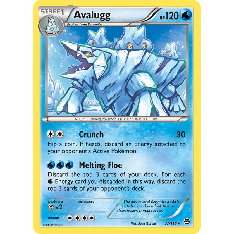 Avalugg (37/114) [XY: Steam Siege]