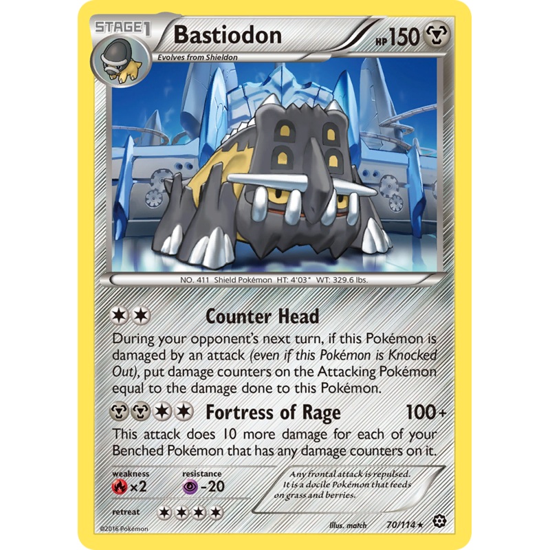 Bastiodon (70/114) [XY: Steam Siege]