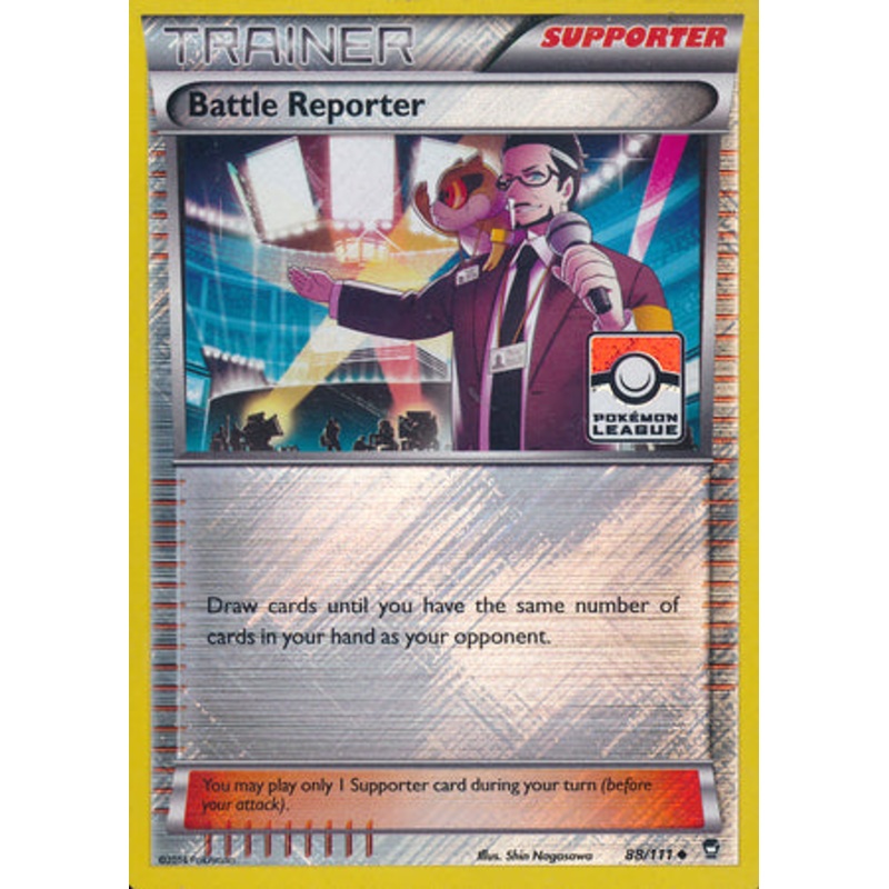 Battle Reporter (88/111) (League Promo) [XY: Furious Fists]