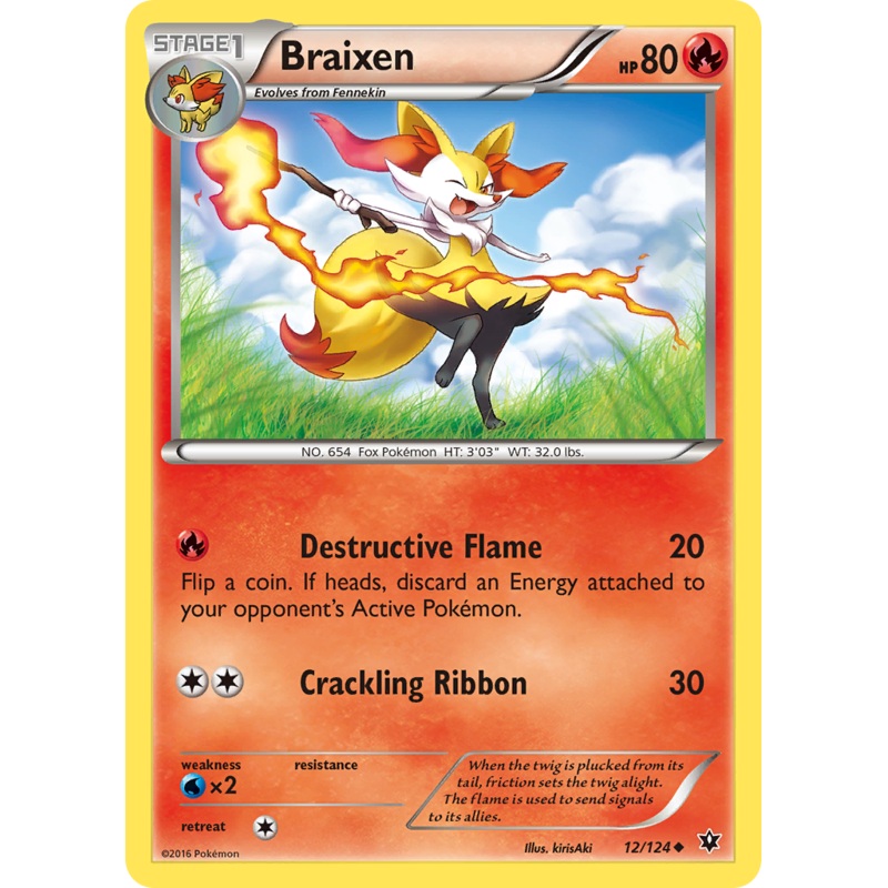 Braixen (12/124) [XY: Fates Collide]