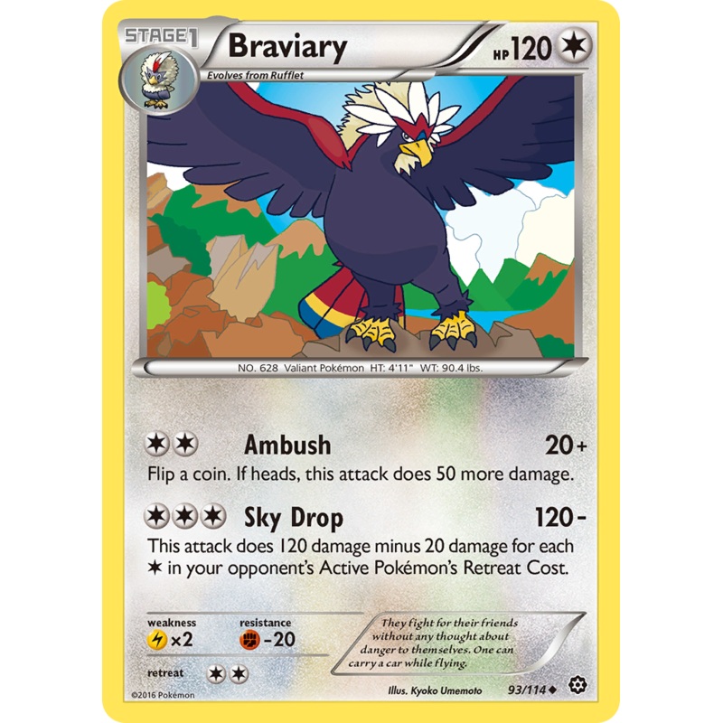 Braviary (93/114) [XY: Steam Siege]