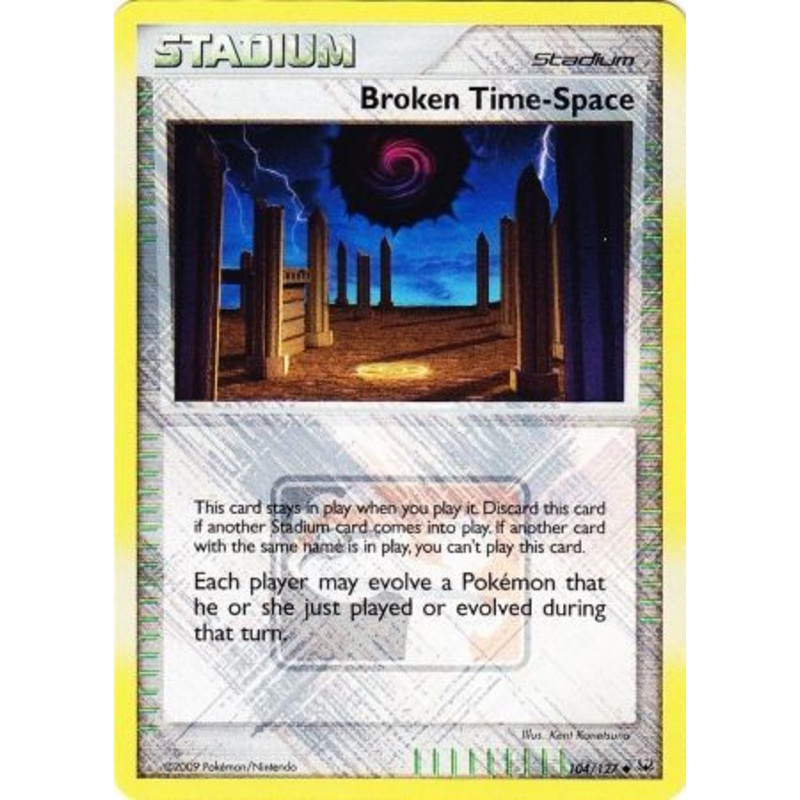 Broken Time Space (104/127) (League Promo) [Platinum: Base Set]