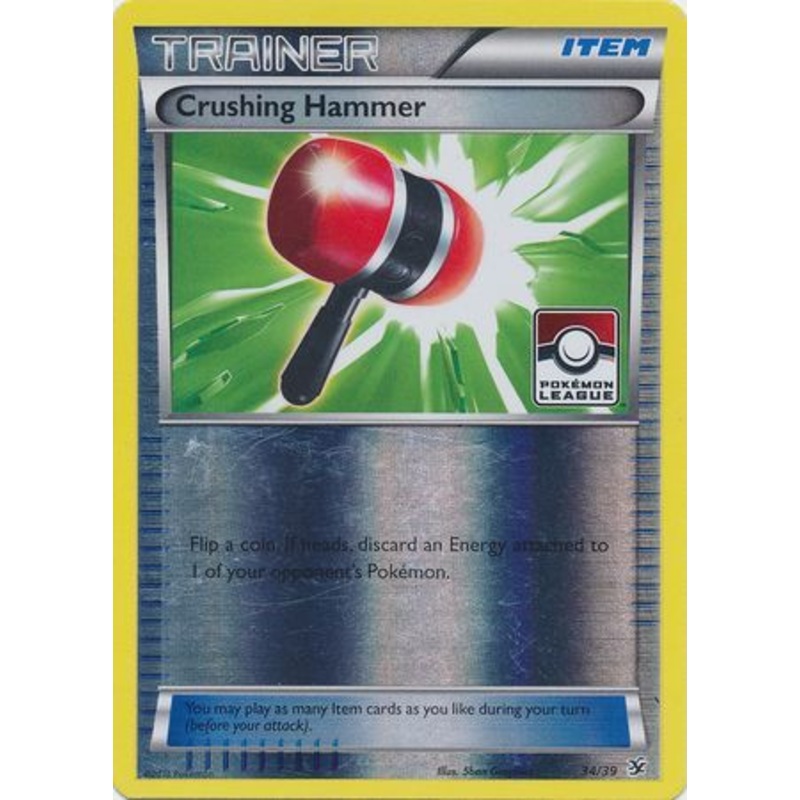 Crushing Hammer (34/39) (League Promo) [XY: Kalos Starter Set]
