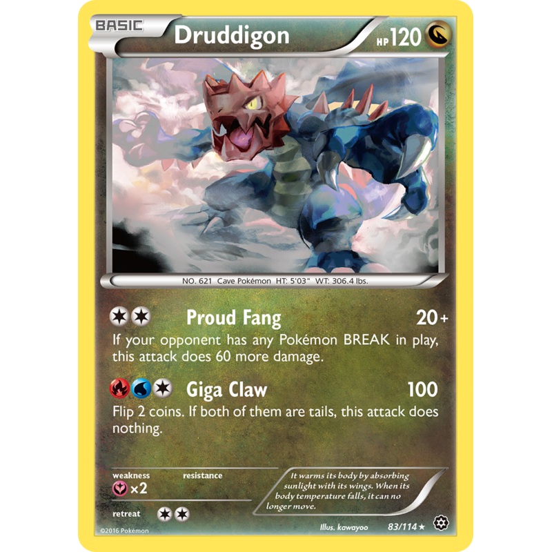 Druddigon (83/114) [XY: Steam Siege]
