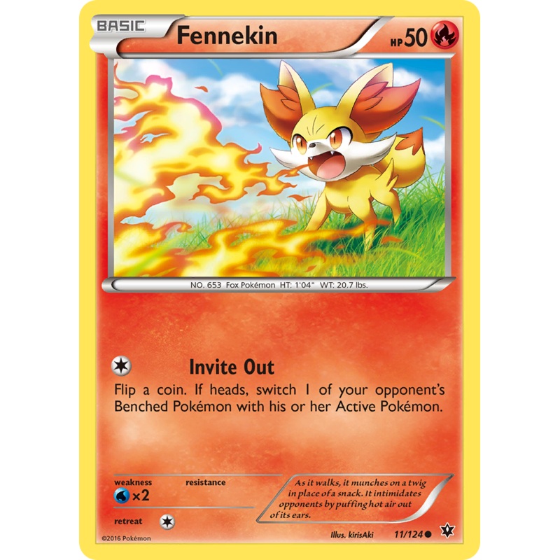 Fennekin (11/124) [XY: Fates Collide]