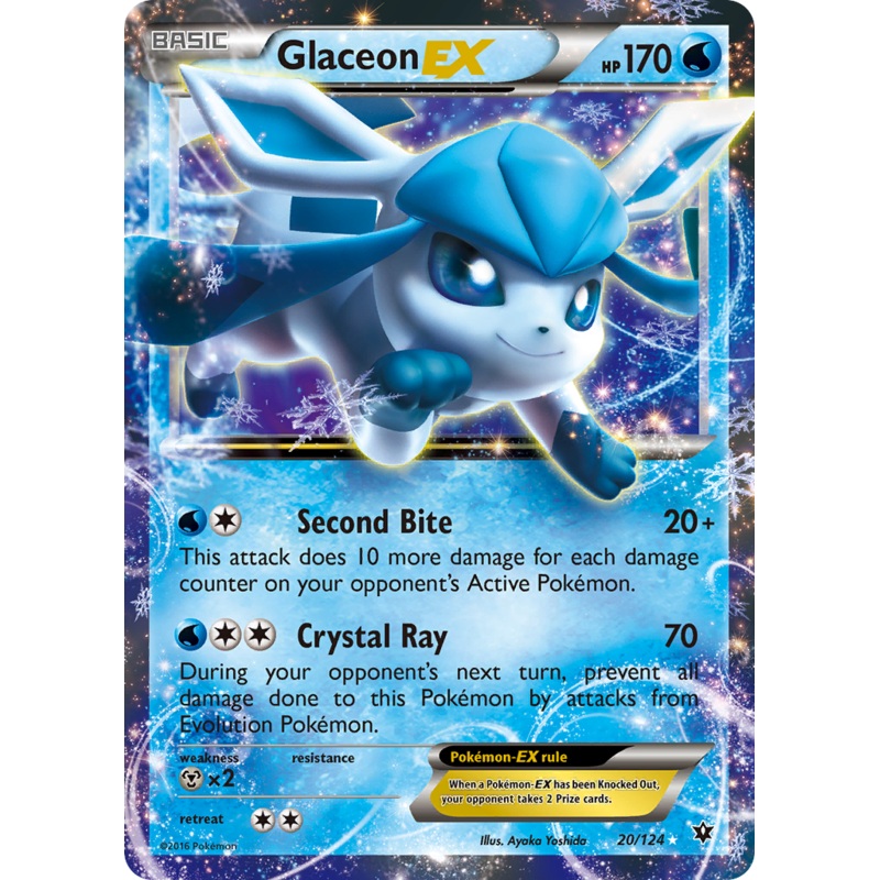 Glaceon EX (20/124) [XY: Fates Collide]
