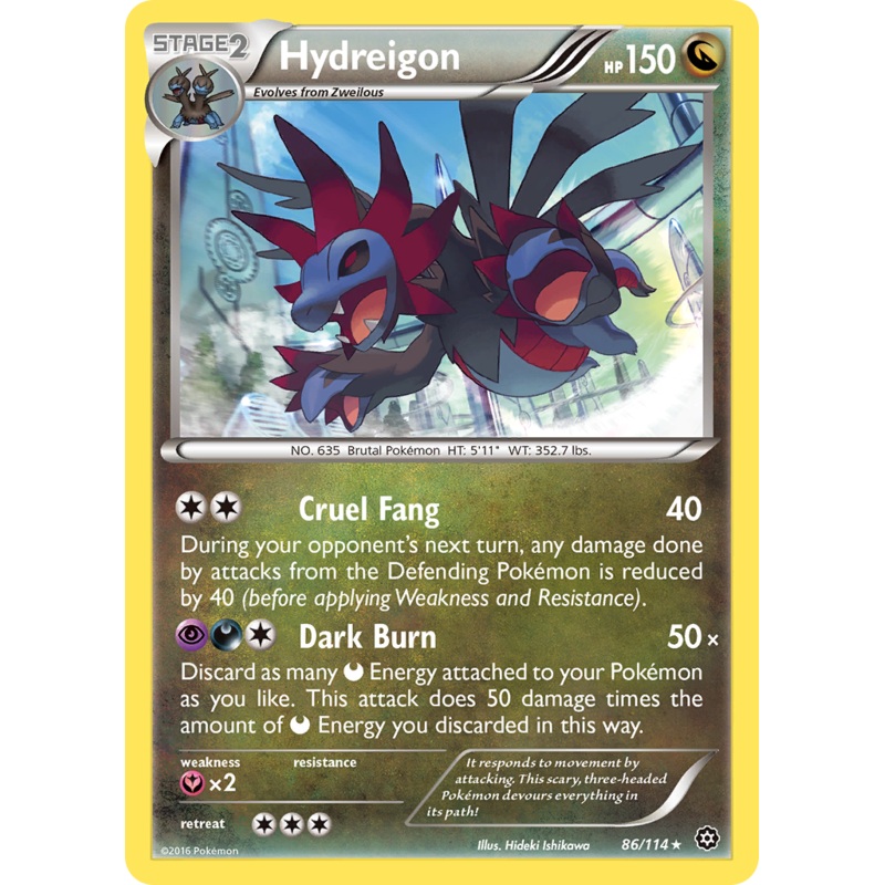 Hydreigon (86/114) [XY: Steam Siege]