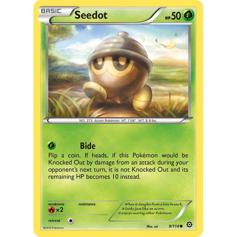 Seedot (9/114) [XY: Steam Siege]