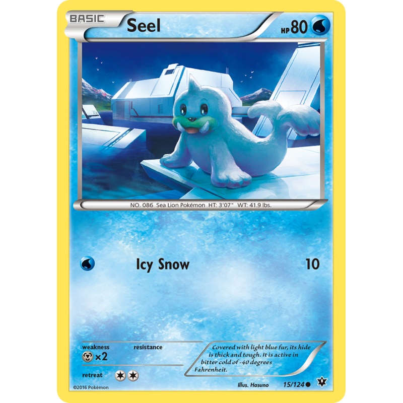 Seel (15/124) [XY: Fates Collide]