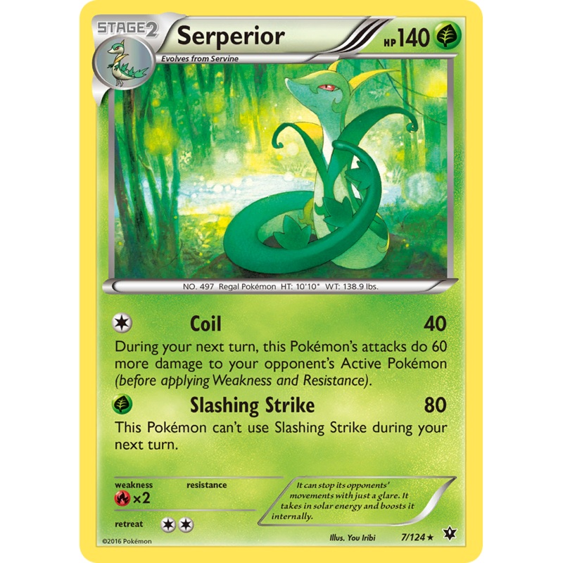 Serperior (7/124) [XY: Fates Collide]