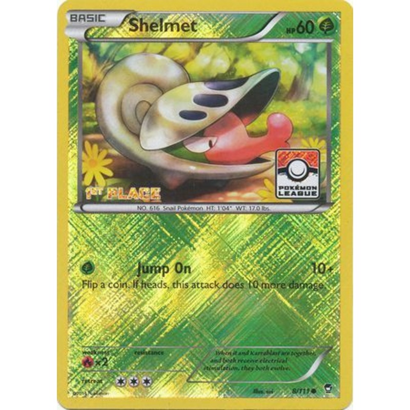 Shelmet (8/111) (League Promo 1st Place) [XY: Furious Fists]