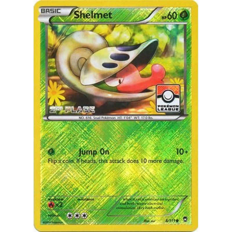 Shelmet (8/111) (League Promo 2nd Place) [XY: Furious Fists]