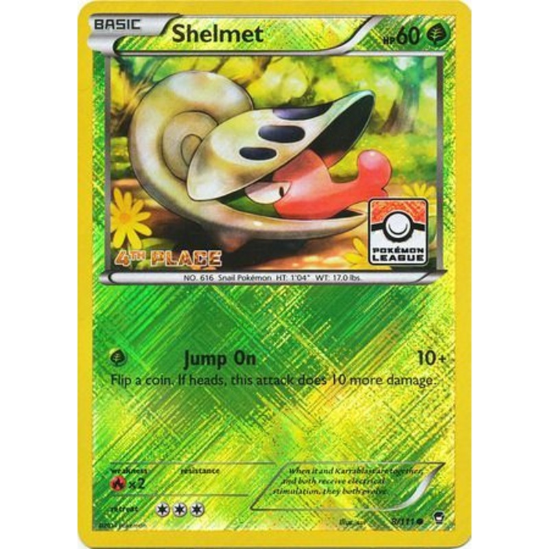 Shelmet (8/111) (League Promo 4th Place) [XY: Furious Fists]