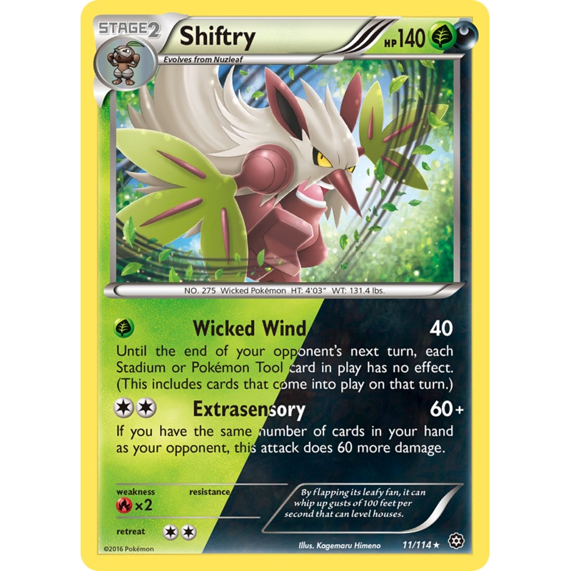 Shiftry (11/114) [XY: Steam Siege]