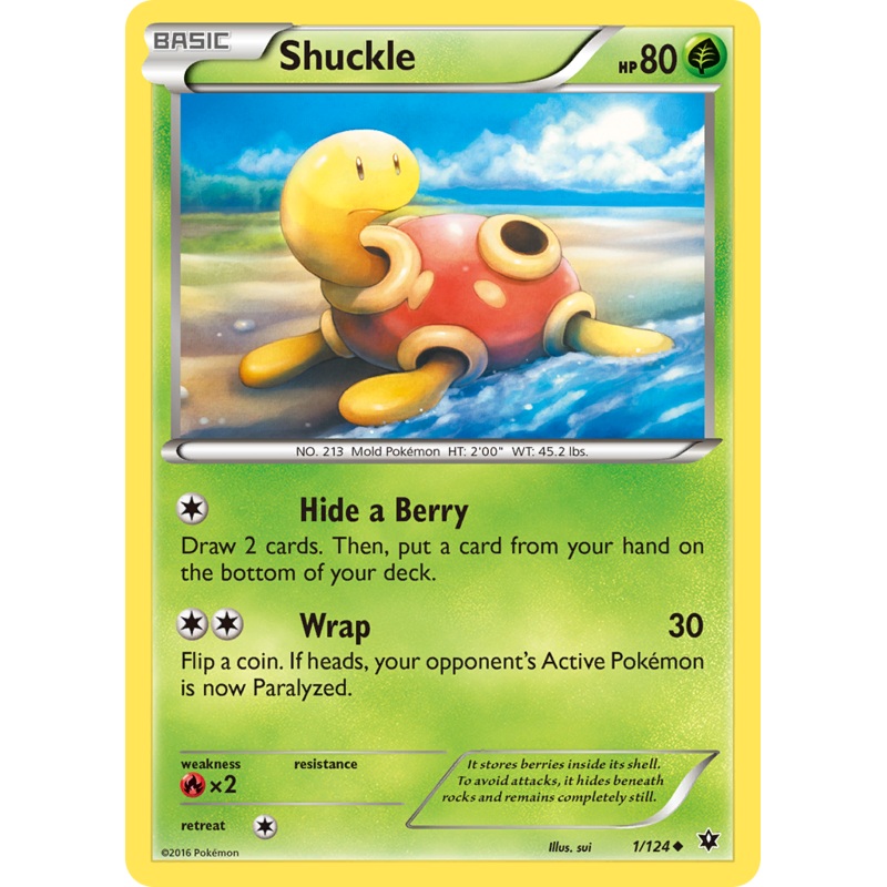 Shuckle (1/124) [XY: Fates Collide]
