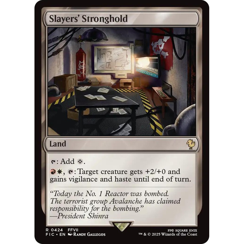 Slayers' Stronghold (Surge Foil) [FINAL FANTASY Commander]