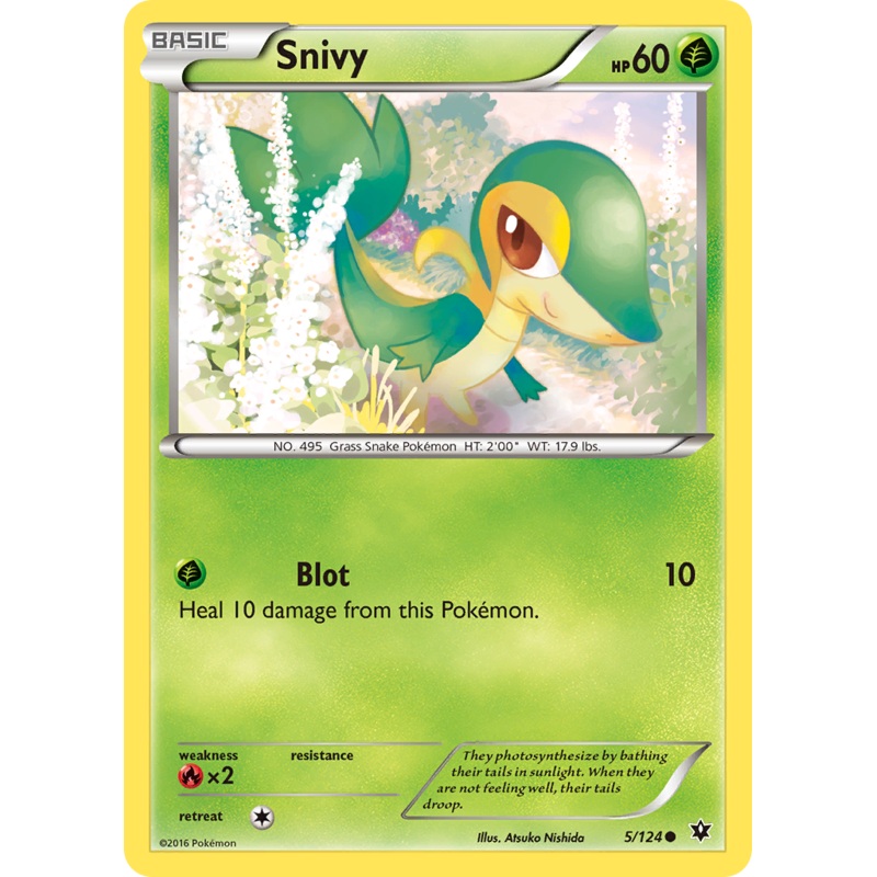 Snivy (5/124) [XY: Fates Collide]