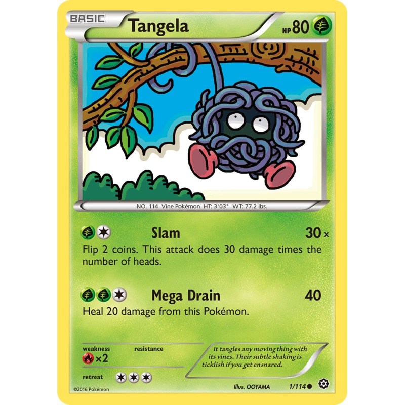 Tangela (1/114) [XY: Steam Siege]