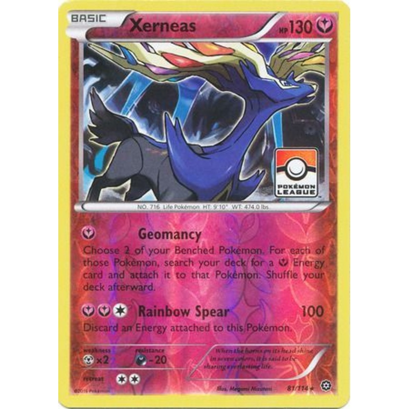 Xerneas (81/114) (Steam Siege League Promo) [XY: Steam Siege]