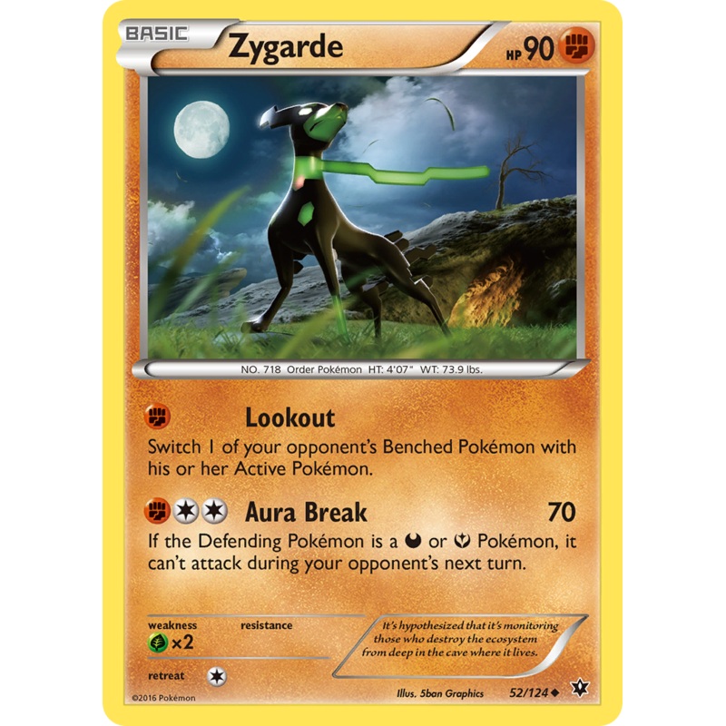 Zygarde (52/124) [XY: Fates Collide]