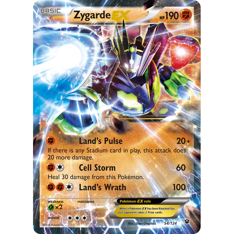 Zygarde EX (54/124) [XY: Fates Collide]