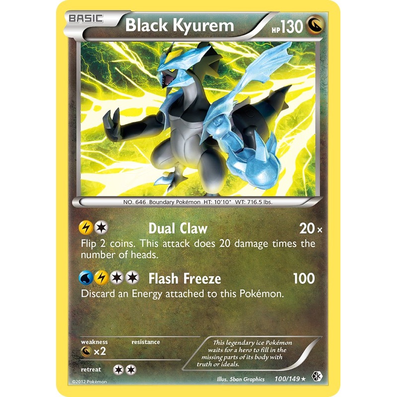 Black Kyurem (100/149) (Theme Deck Exclusive) [Black & White: Boundaries Crossed]