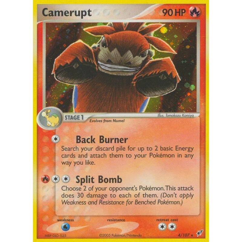 Camerupt (4/107) (Theme Deck Exclusive) [EX: Deoxys]