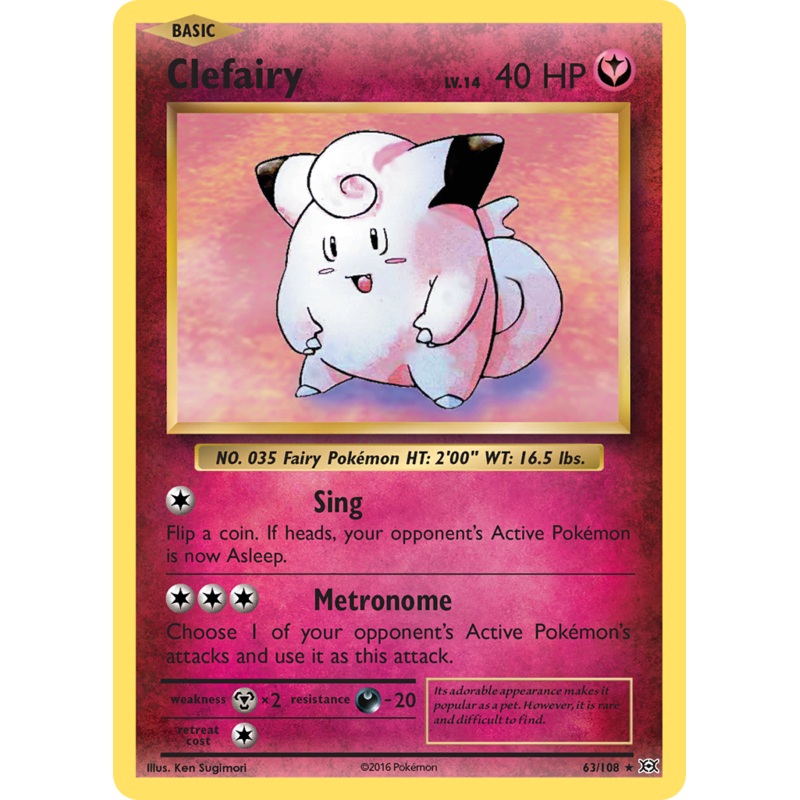 Clefairy (63/108) [XY: Evolutions]