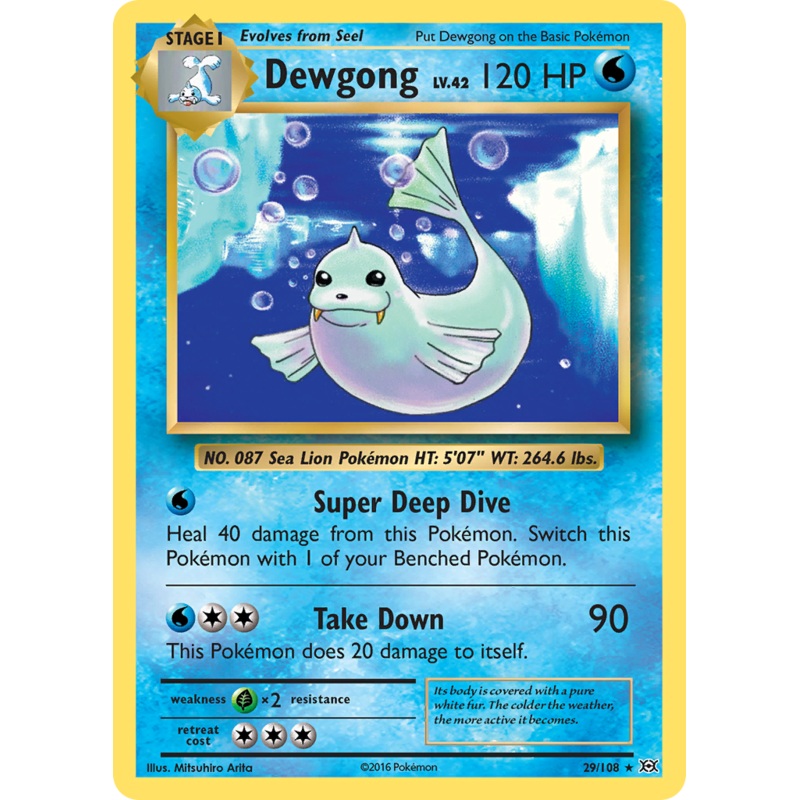 Dewgong (29/108) [XY: Evolutions]