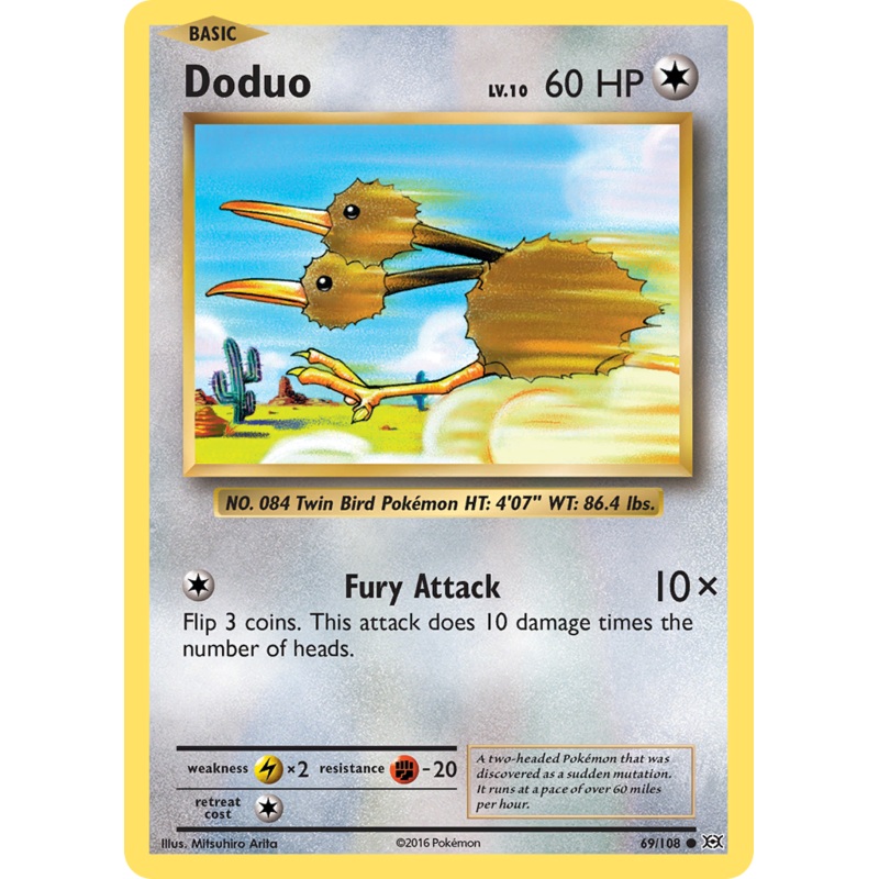 Doduo (69/108) [XY: Evolutions]