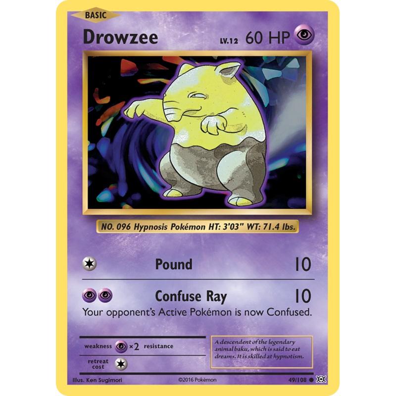 Drowzee (49/108) [XY: Evolutions]