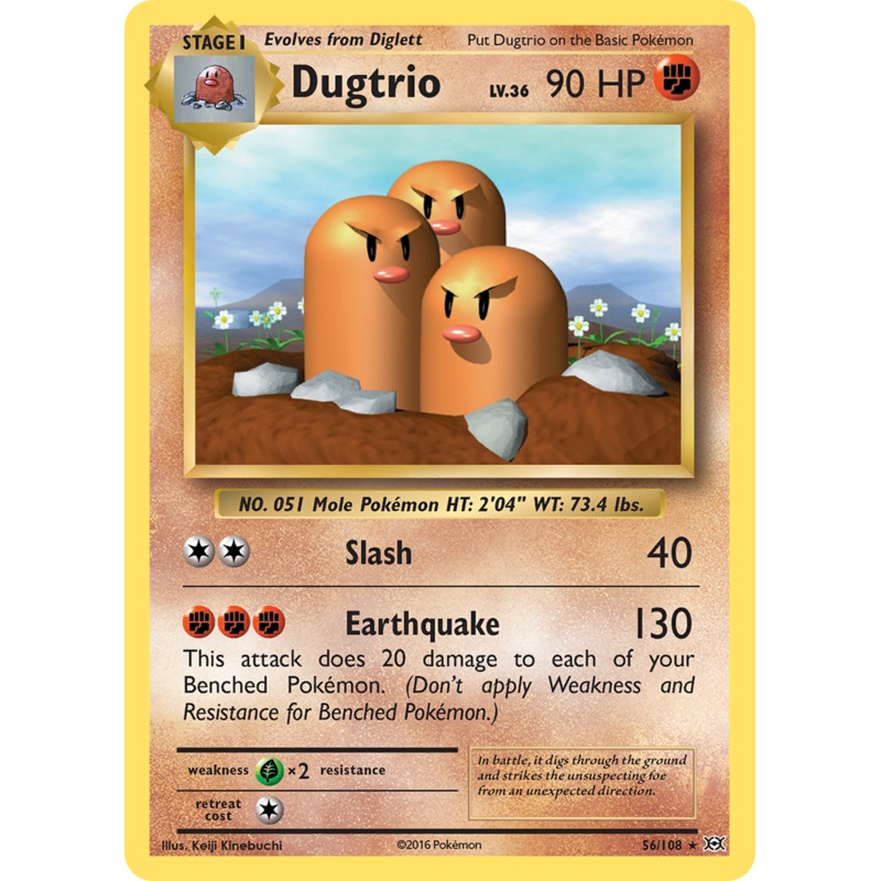 Dugtrio (56/108) [XY: Evolutions]